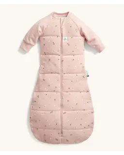Ergopouch 3.5 tog jersey sleeping bag daisies in pink