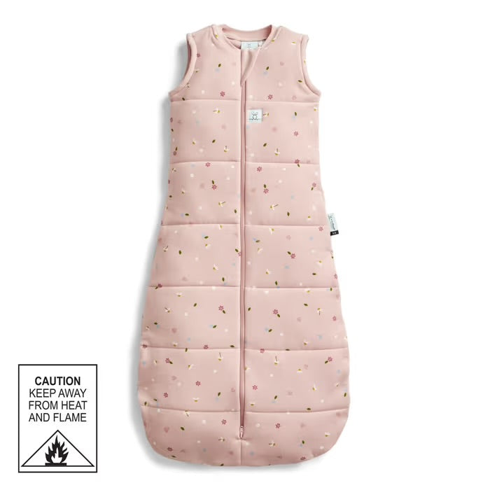 Ergopouch jersey sleeping bag 2.5 tog daisy in pink