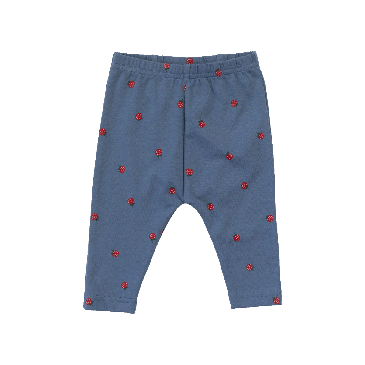 Nature Baby Leggings in raspberry blue print