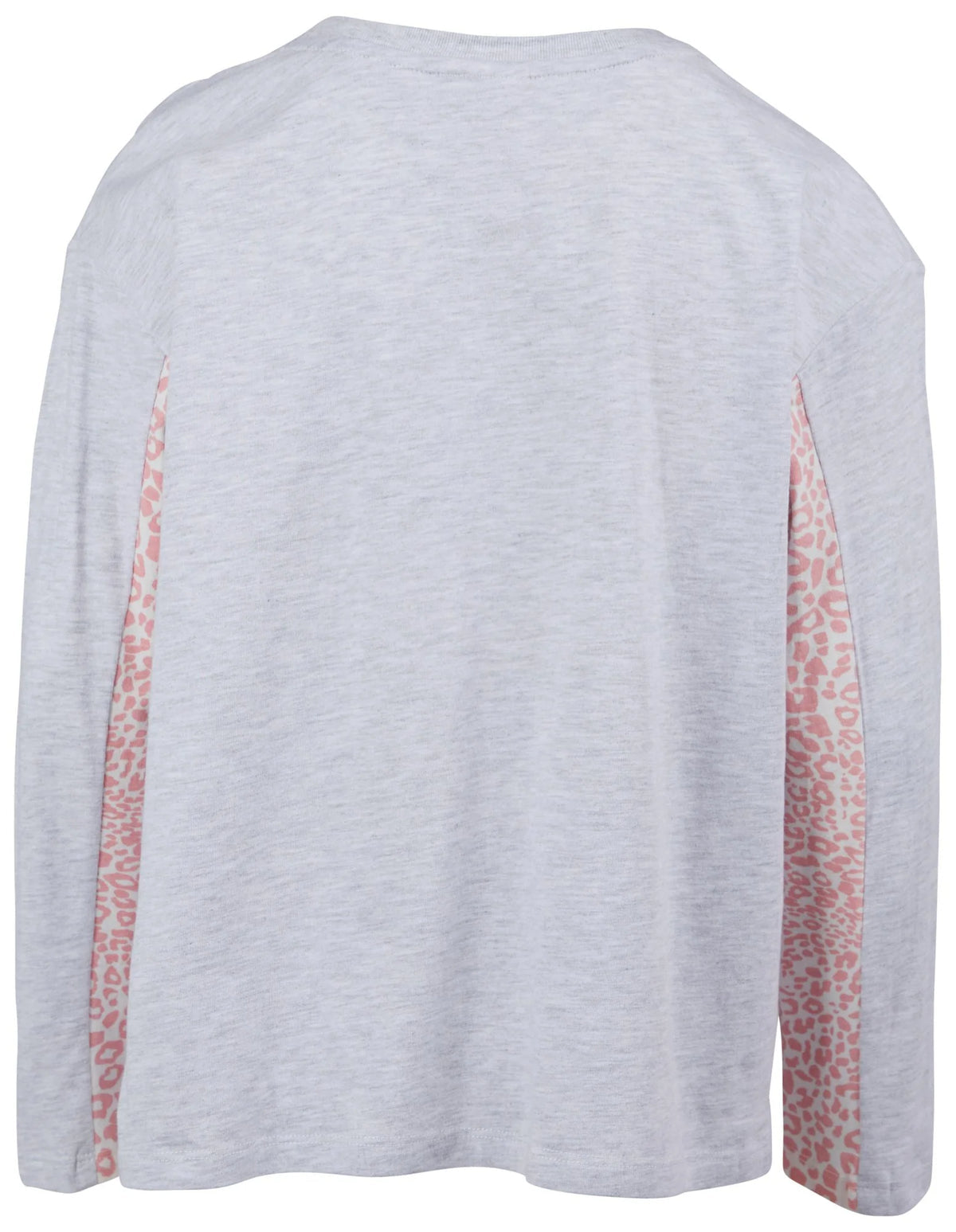 Eve Girl Base Panelled Long Sleeve Tee in Grey
