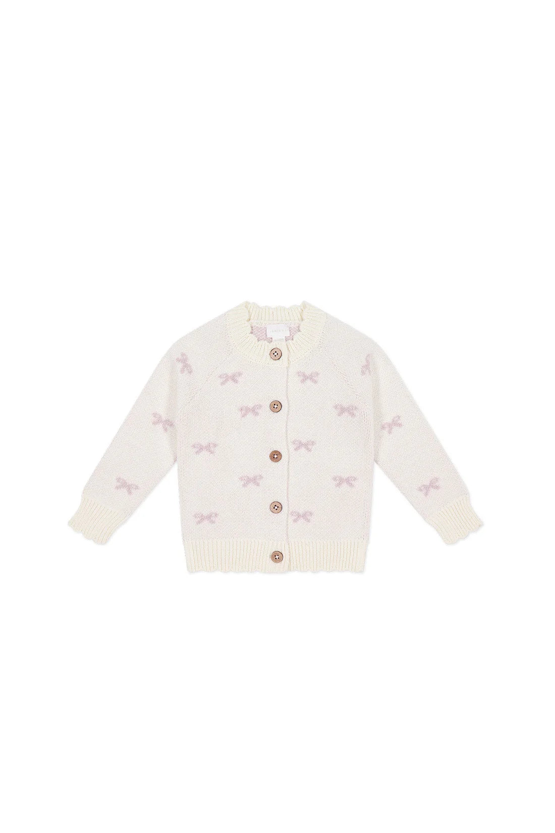 Jamie Kay daisy cardigan - ballet bow egret