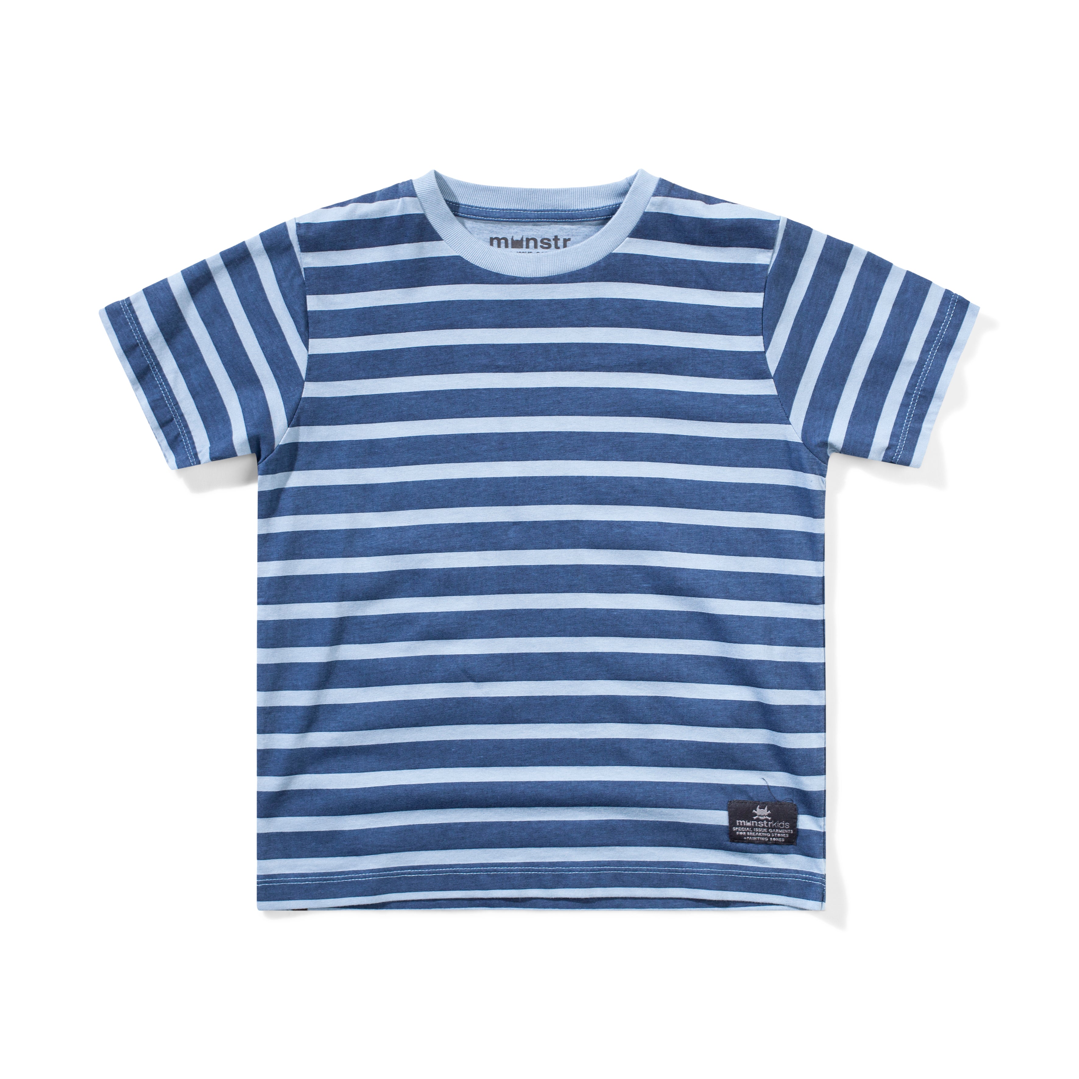 Munster Kids Blinds SS Tee Pale Blue in Blue