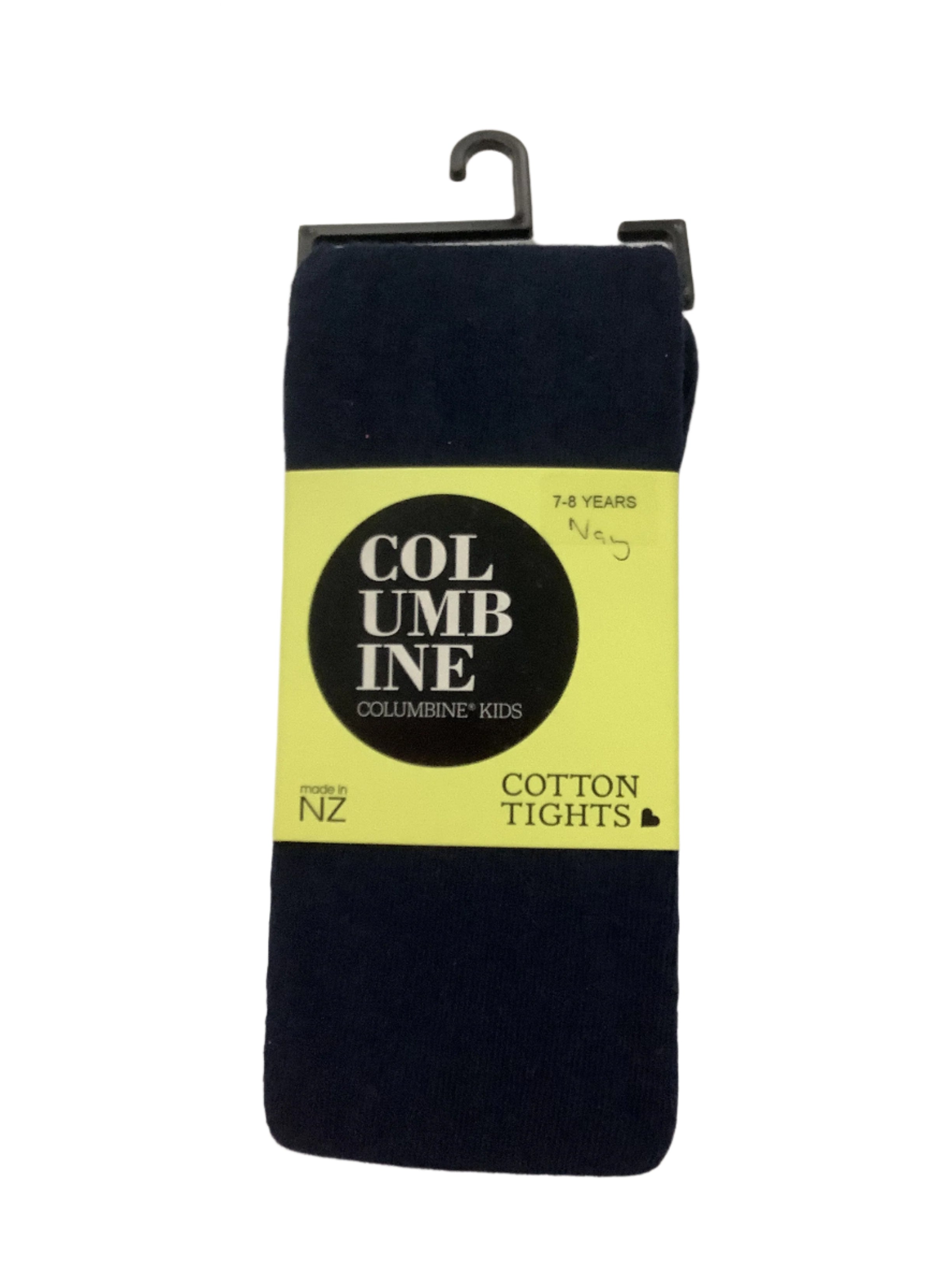 Columbine cotton tights in Navy