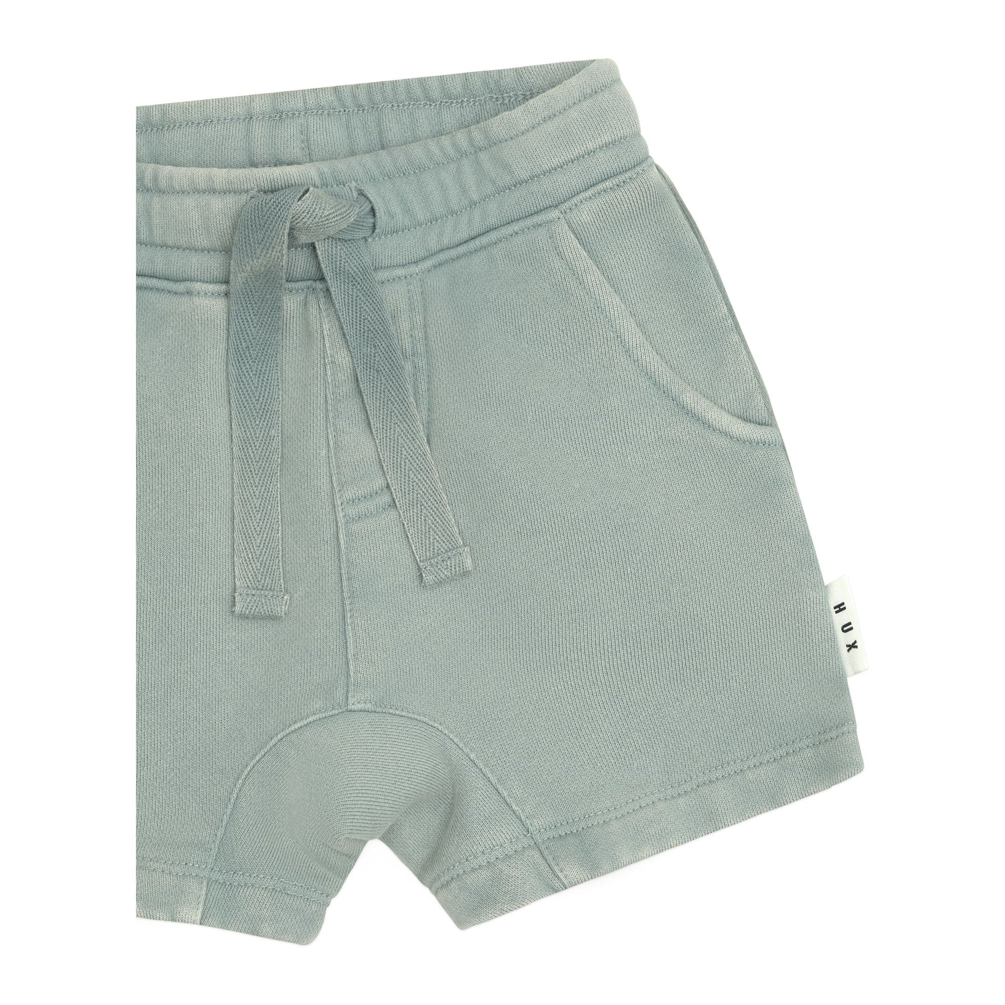 Huxbaby Slouch Short Washed Jalapeño in Green