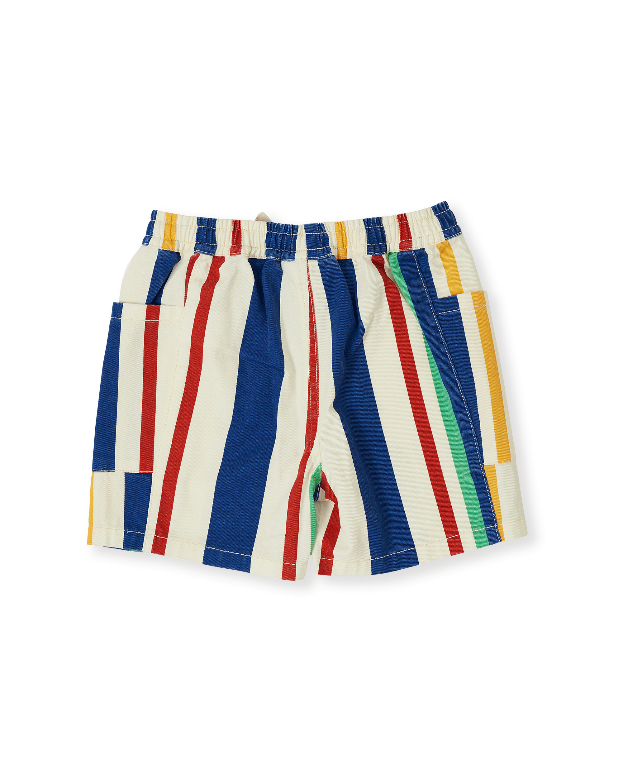 Goldie & Ace 90’s bold stripe Noah denim pocket shorts