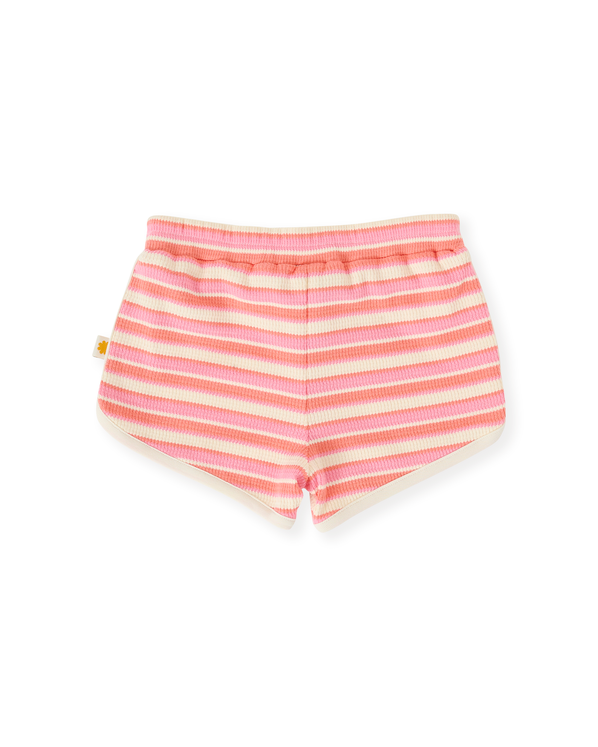 Goldie & Ace watermelon stripe shorts in pink and peach