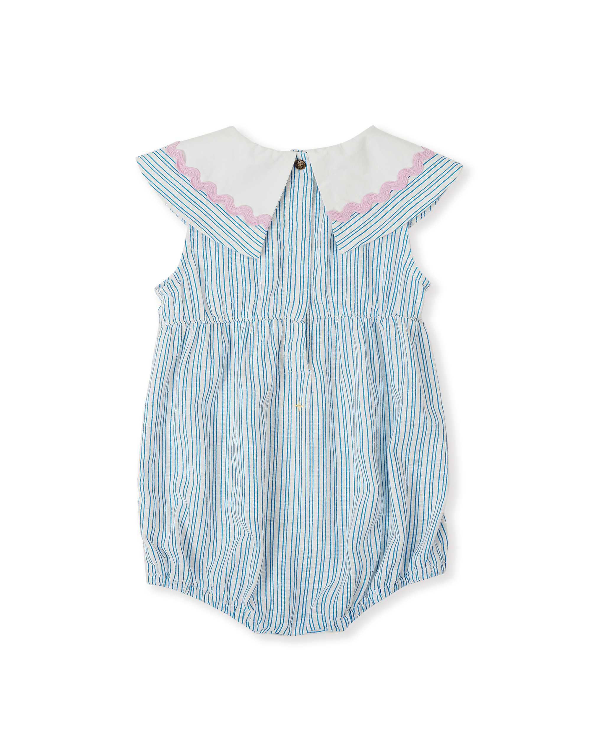 Goldie + Ace sailor stripe ava collared romper