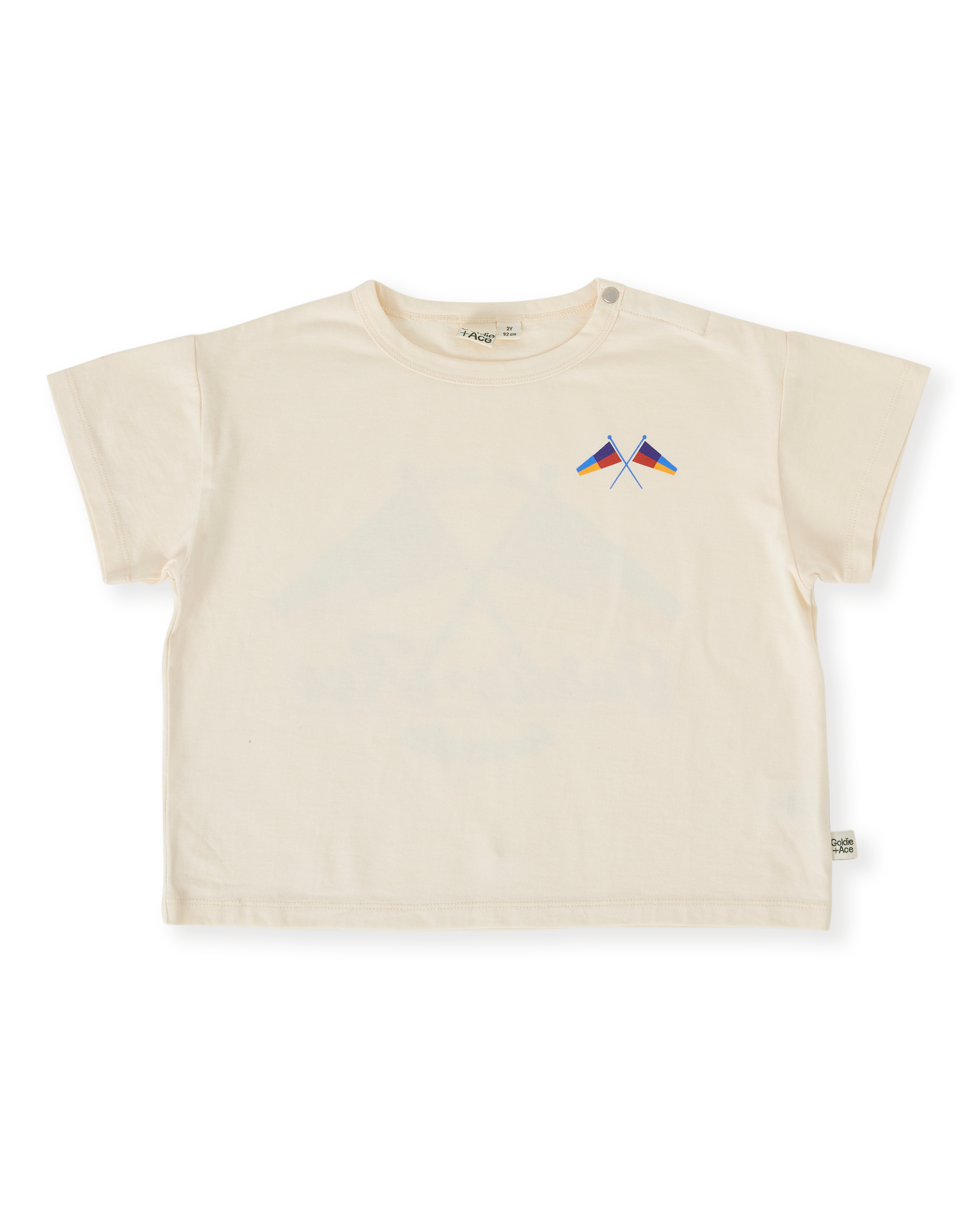 Goldie + Ace Nautical flag oversized t-shirt