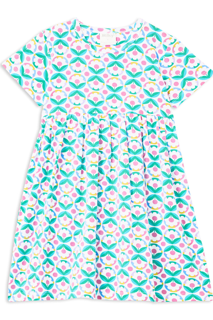Milky Retro Dress Multi in Multi