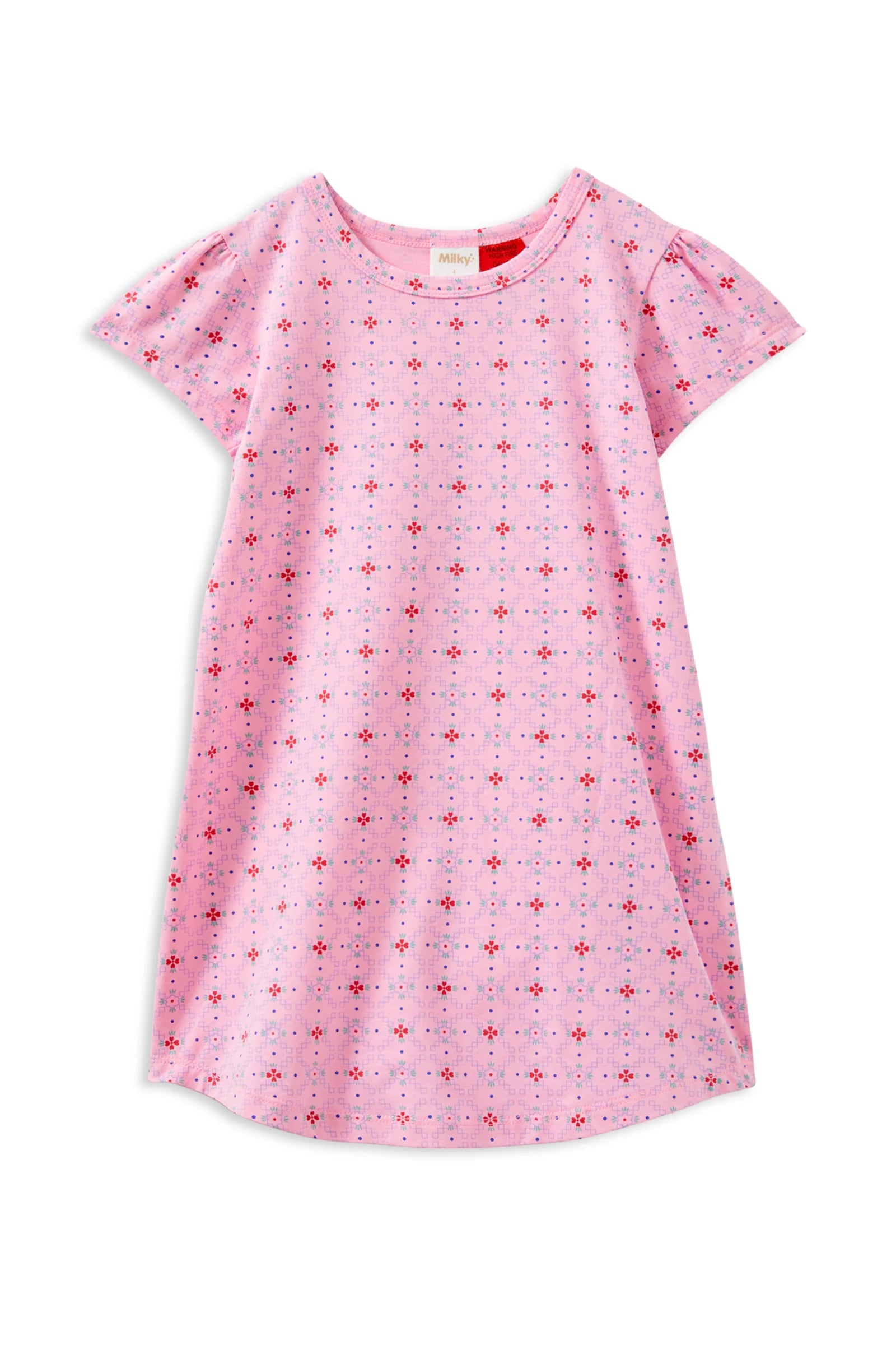 Milky Fleur Nightie in Pink