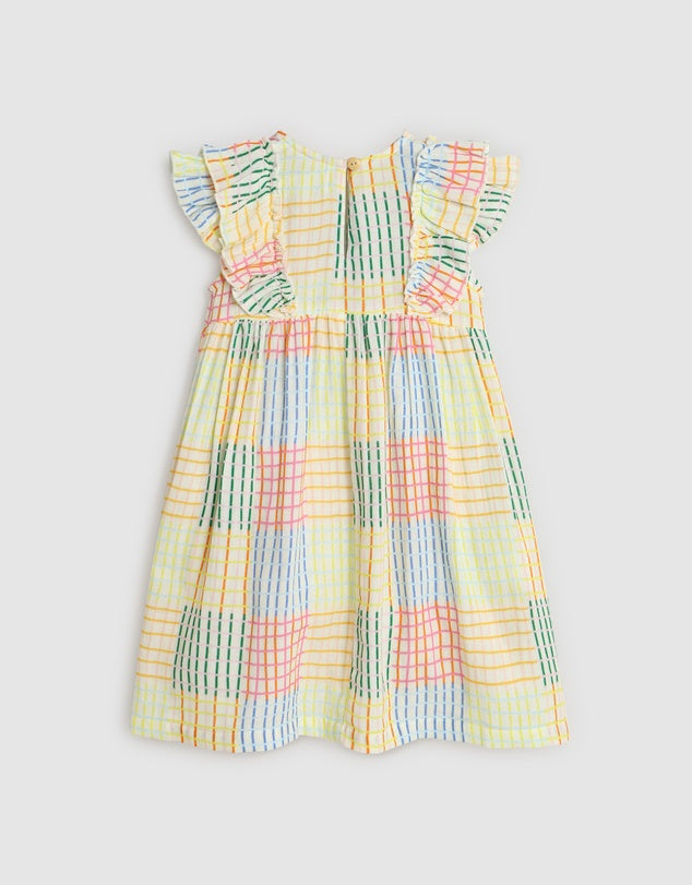 Alex & Ant Louisa Dress Crazy Gingham in Multicolour