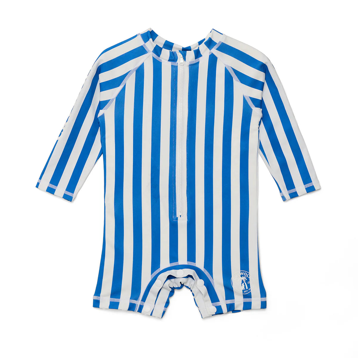 Crywolf rash suit in deep sea stripe