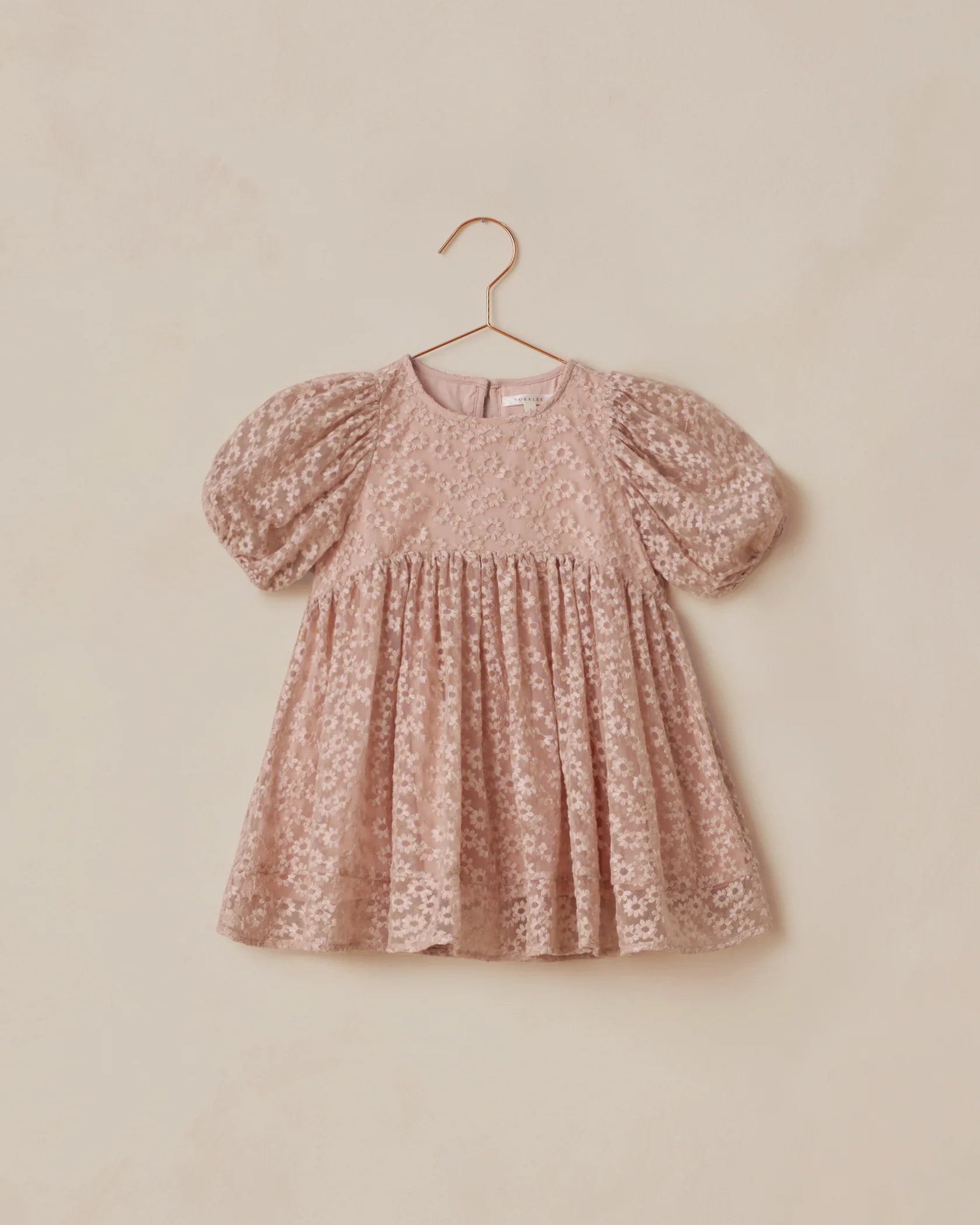 Noralee Luna dress rose embroidered daisy