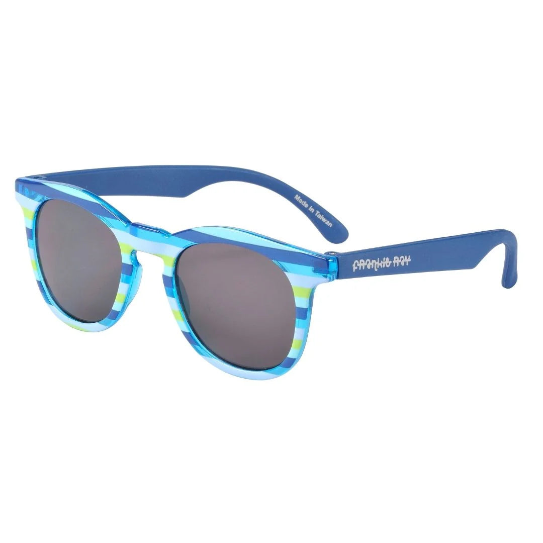 Frankie Ray Sunglasses - Tyler blue stripe 2-5 years