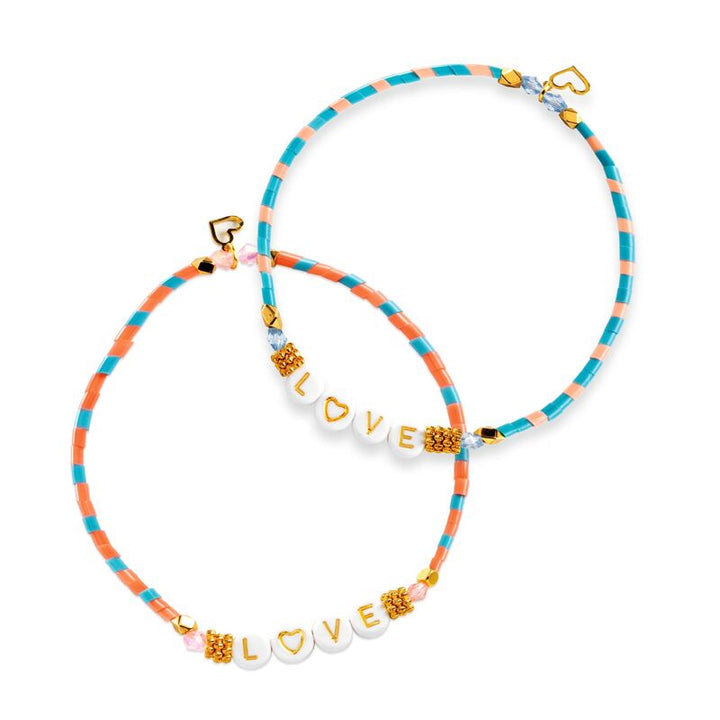Djeco you & me letter threading bead set