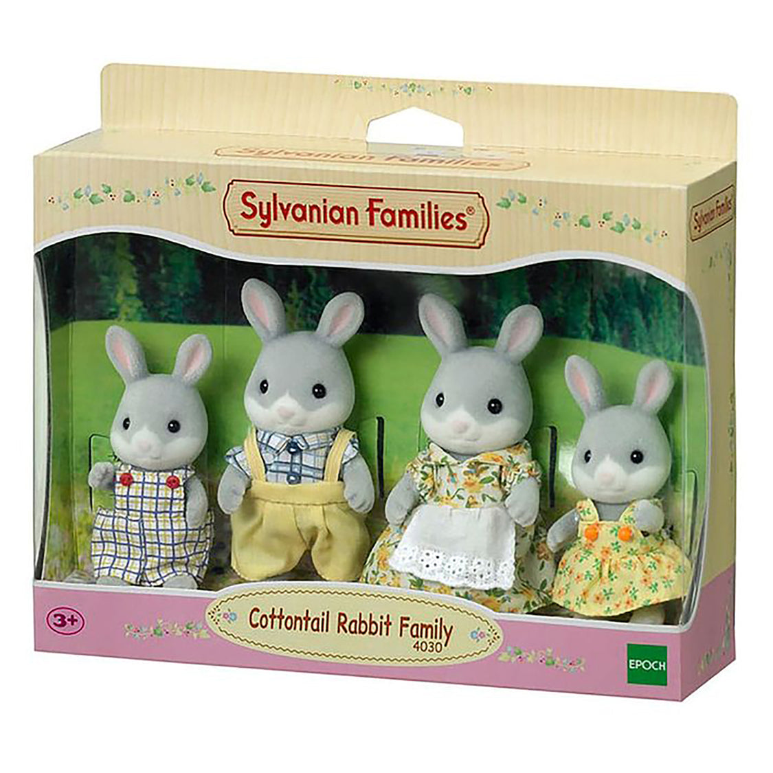 Sylvanian Families cottontale rabbit family