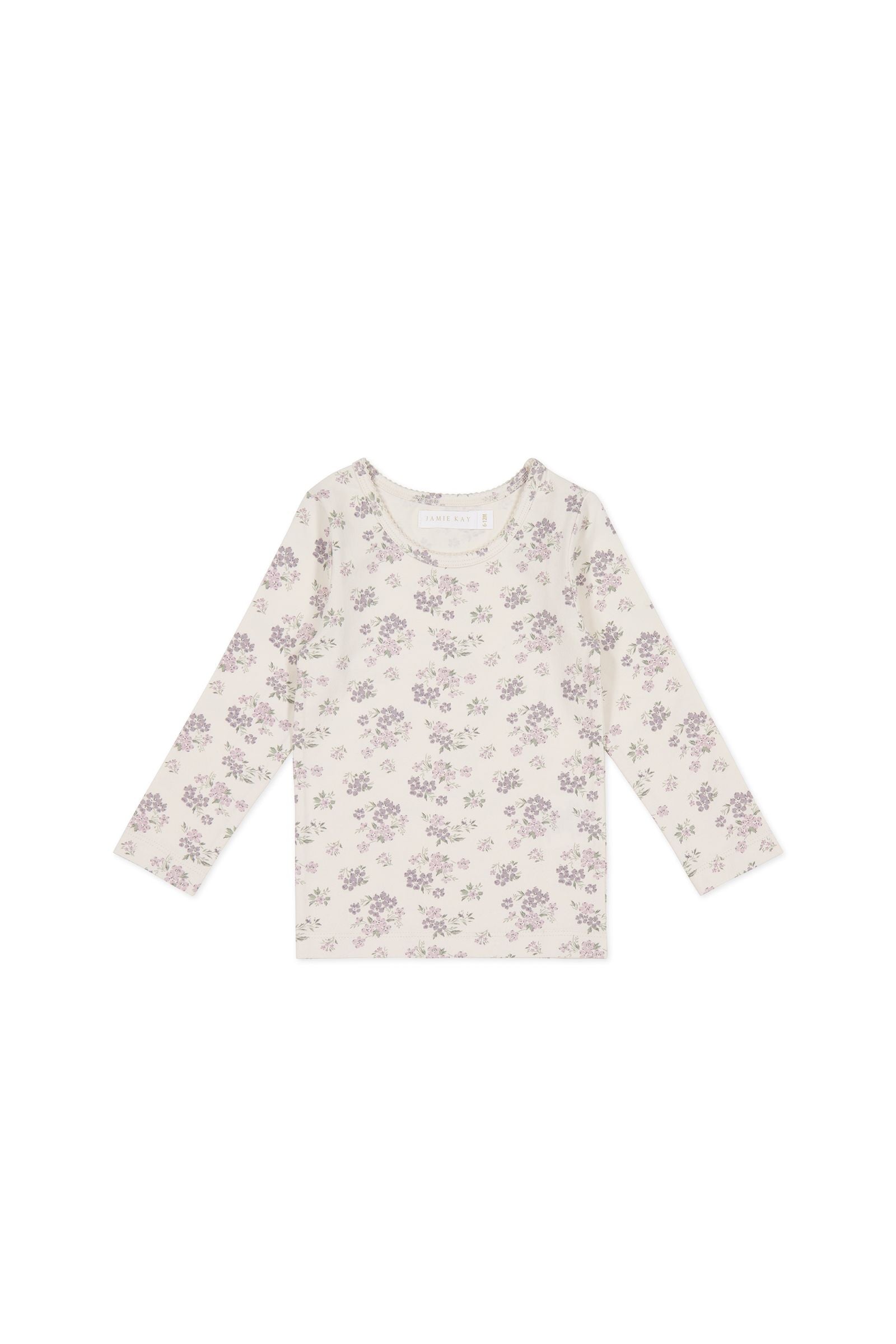 Jamie Kay Organic Cotton Long Sleeve Top - Selena Tofu