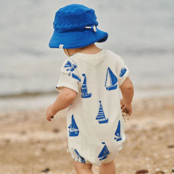 Nature Baby Juno romper regatta print in terry