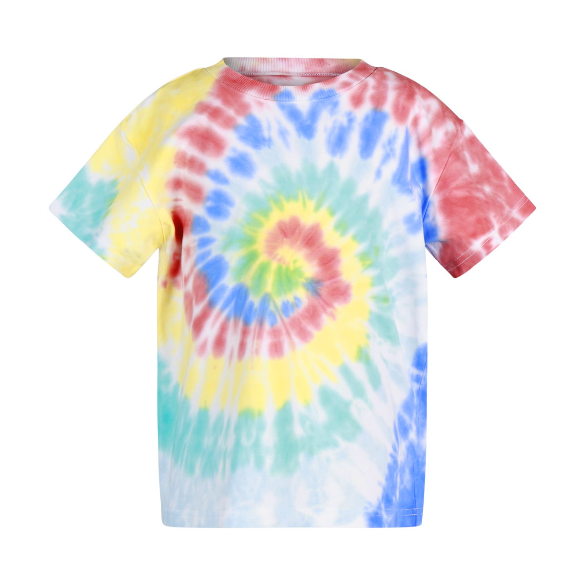 Rock your baby cosmic powers tie dye tee in rainbow