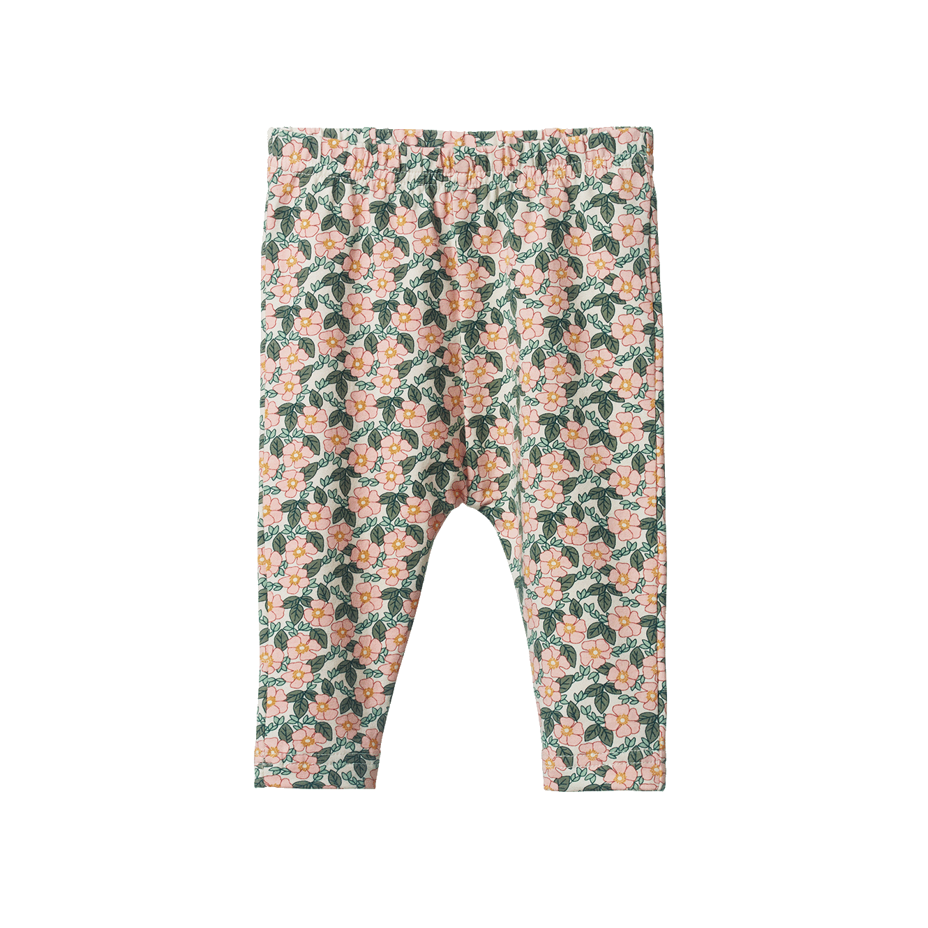 Nature Baby Leggings in Garland Print