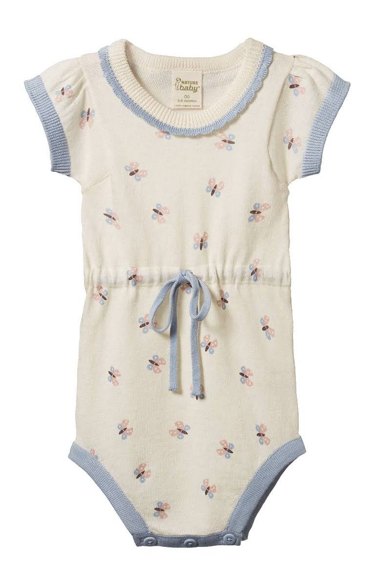 Nature Baby Lottie Suit Butterfly Garden in cream