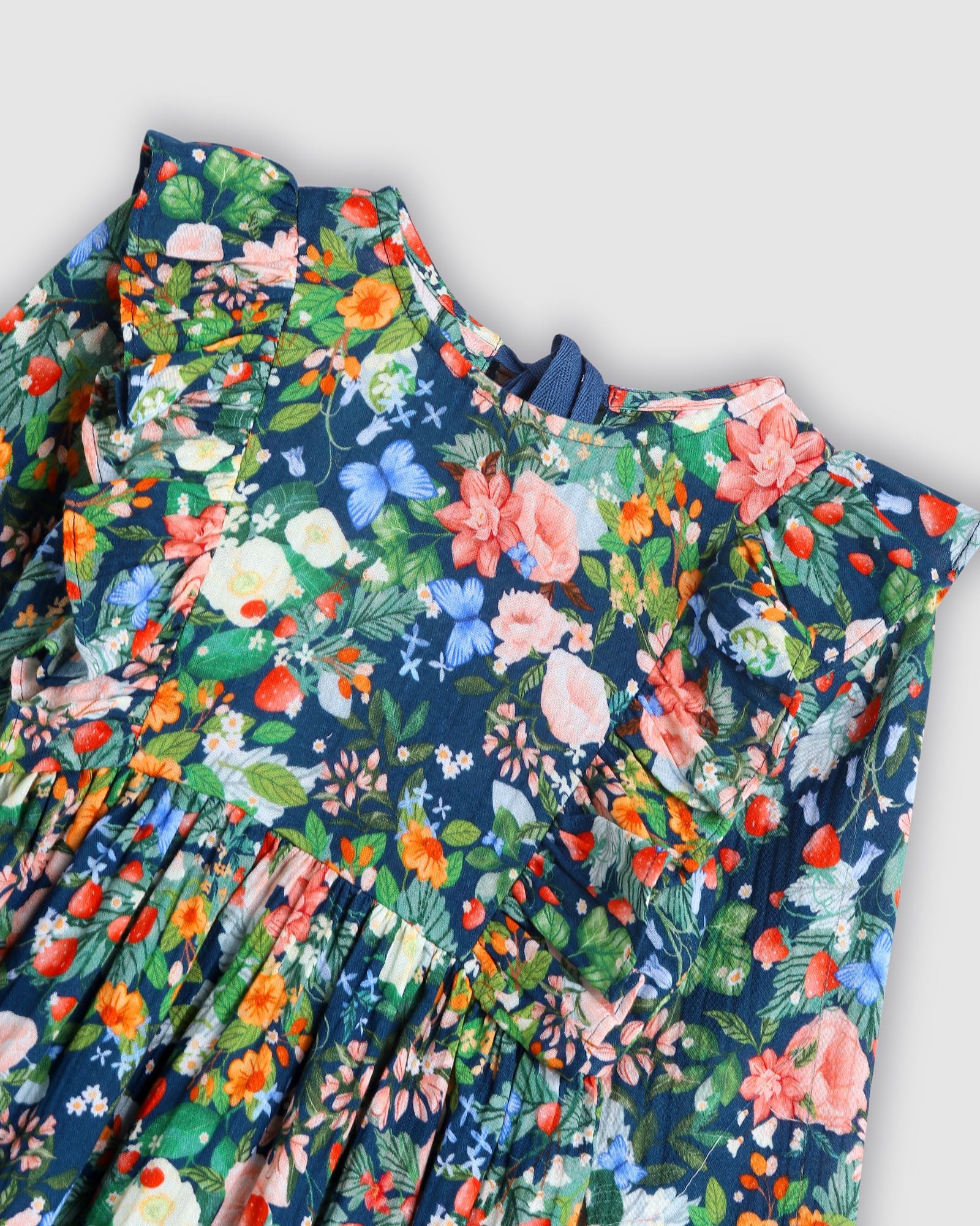 Alex & Ant Daisy Dress in Strawberry Navy