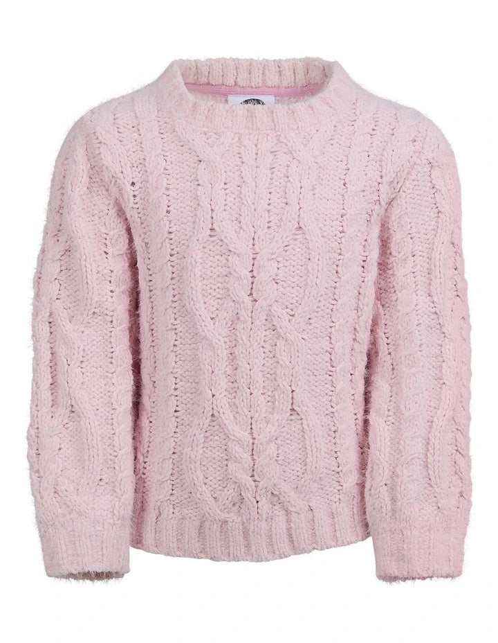 Eve Girl Charlie Knit Jumper in Pink
