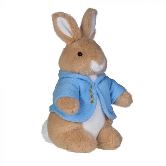 Beatrix potter peter rabbit classic soft toy large in blue 30cm