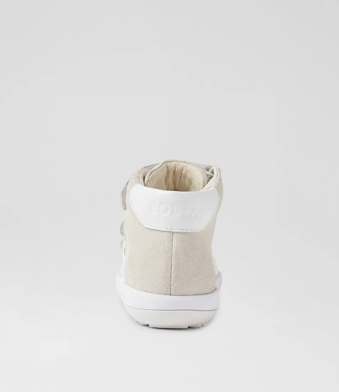 Bobux Kid+ Game-point hi top in White