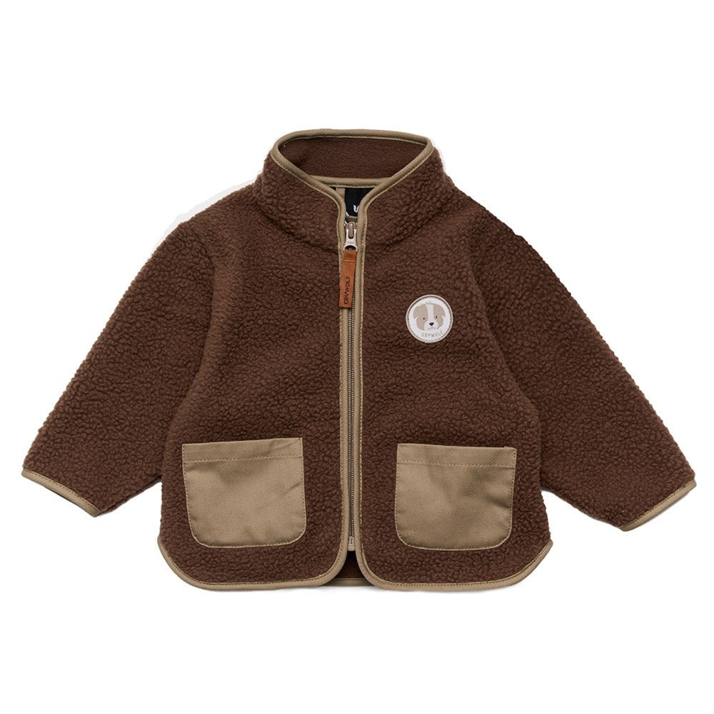Crywolf Baby Sherpa Jacket in Pinecone