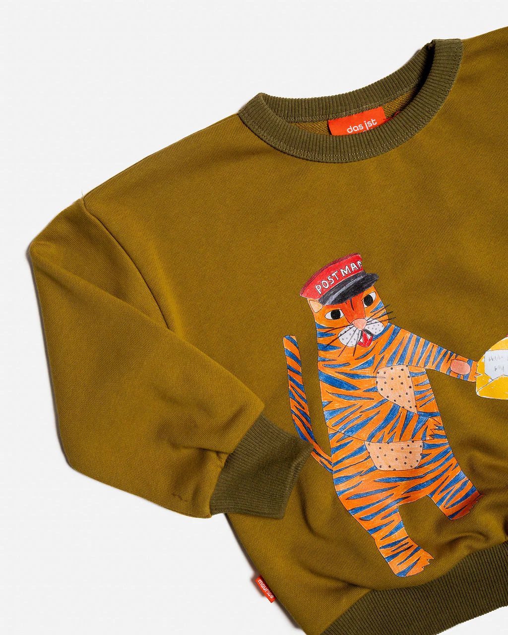 Das Ist Maurice French terry pullover tiger the postie