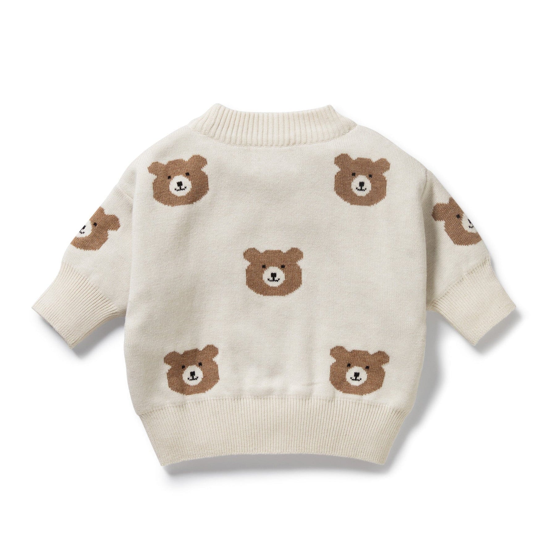 Wilson & Frenchy Beary Cute Organic Knitted Jacquard Jumper