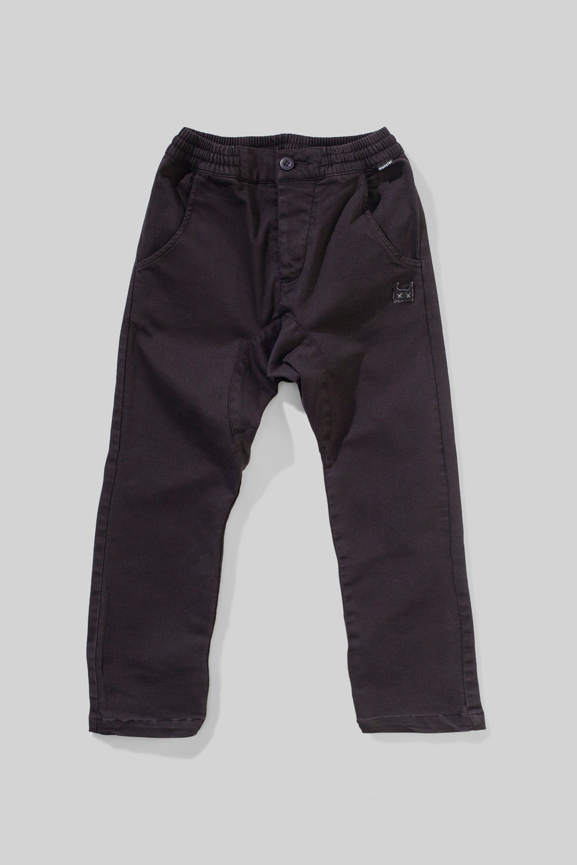 Munster Kids beams denim pant in black