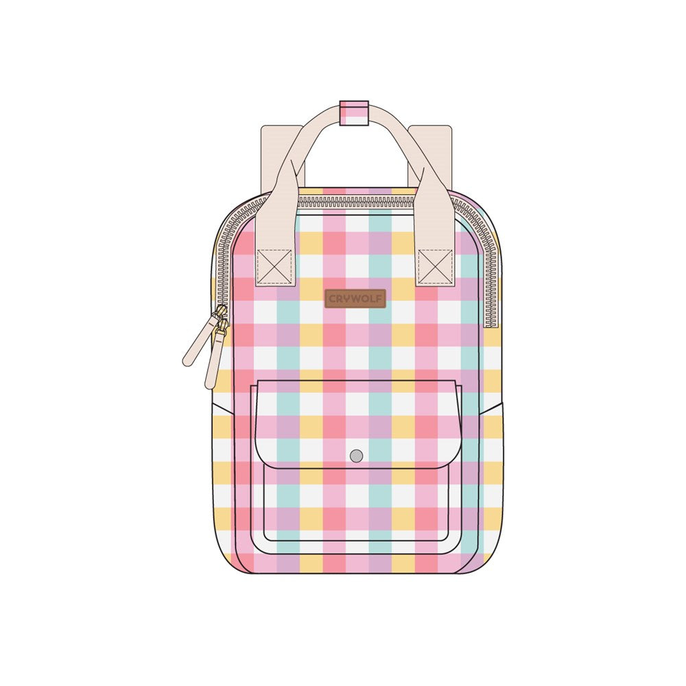 Crywolf Mini Backpack Pop Gingham