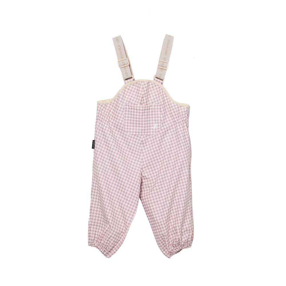 Crywolf Wander Overalls in Gingham