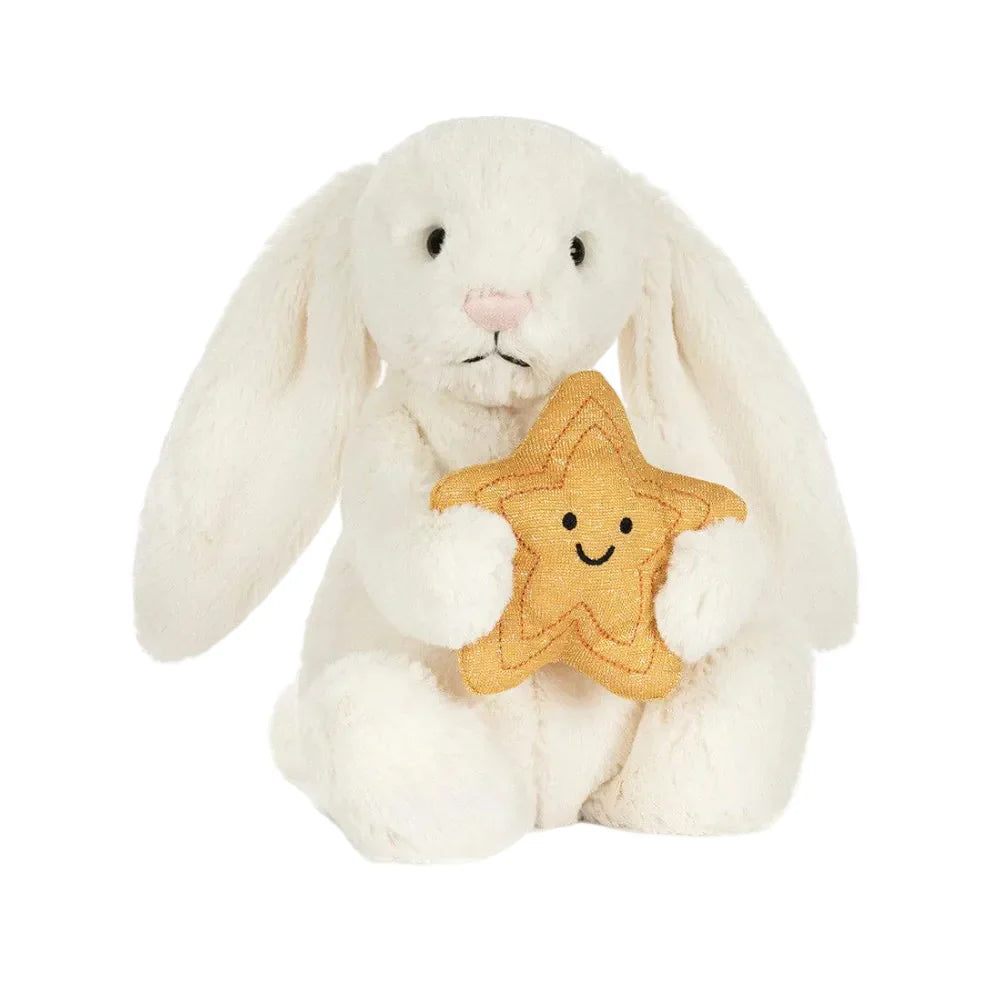 Jellycat cream bunny with Star