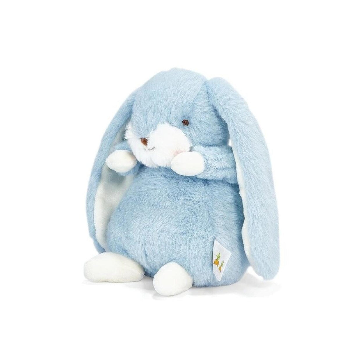 Bunnies by the bay tiny standing nibble bunny in blue