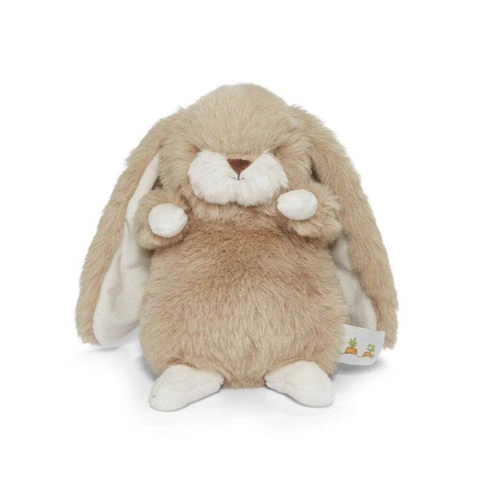 Bunnies by the bay tiny standing nibble bunny in almond