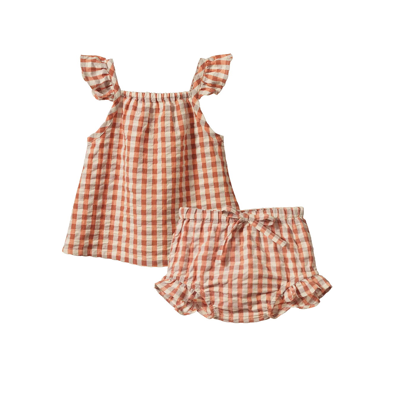 Nature Baby Petal Set - Dandelion Gingham