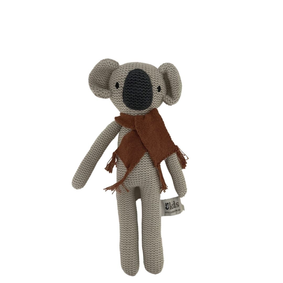 ES Kids Knitted koala Rattle - 25cm