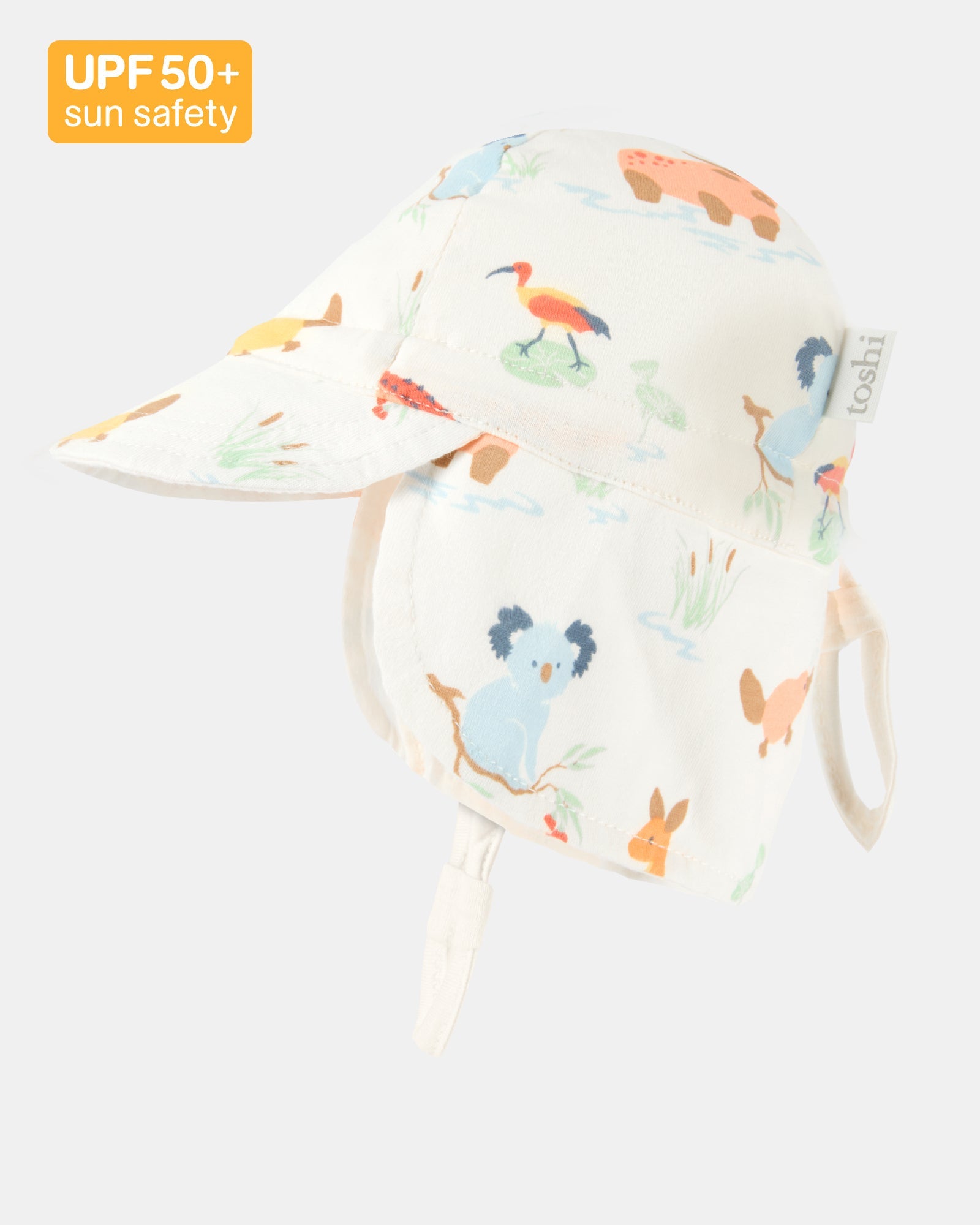 Toshi flap cap down under in Kakadu dawn