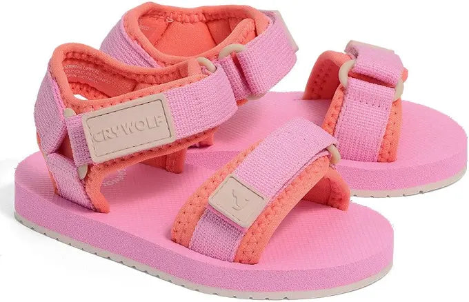 Crywolf beach sandal in candy pink