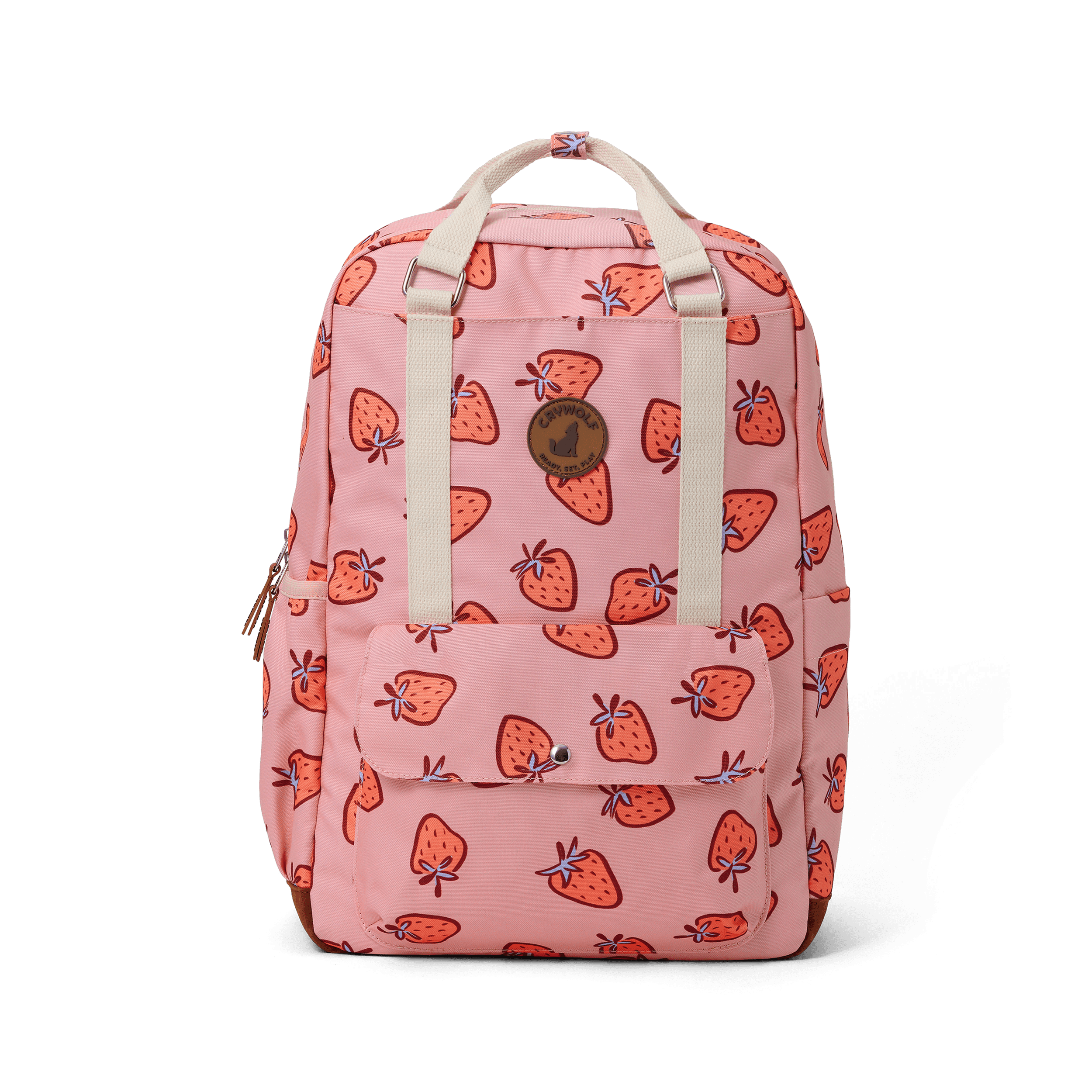 Crywolf Knapsack in strawberry splash