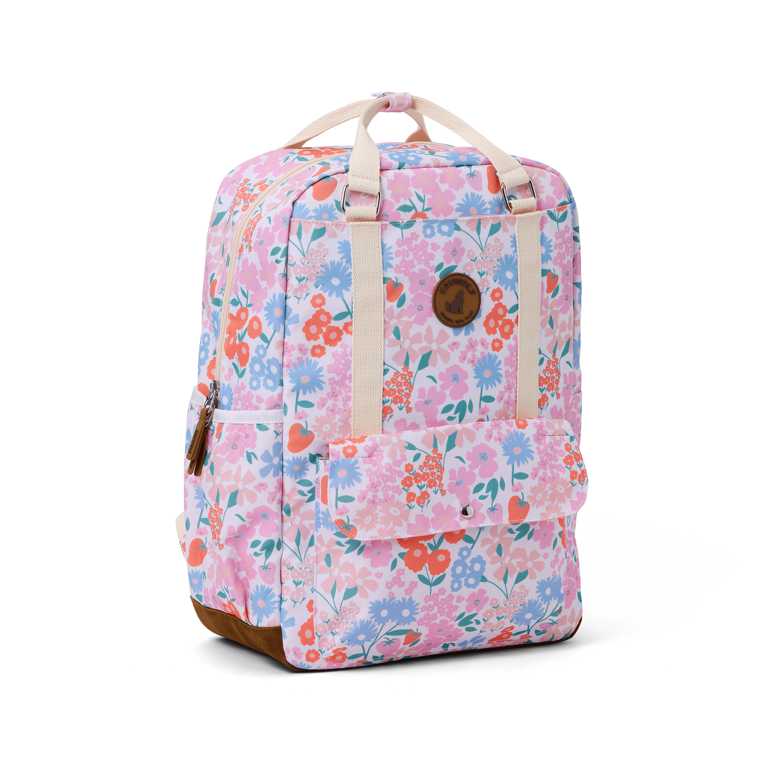 Crywolf Knapsack in berry garden