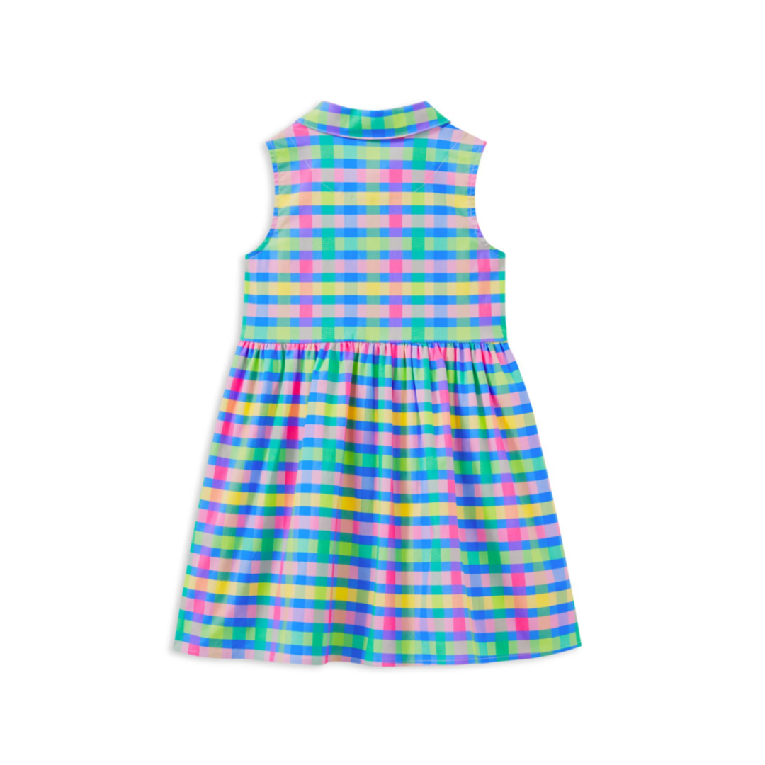 Milky Picnic Check Dress