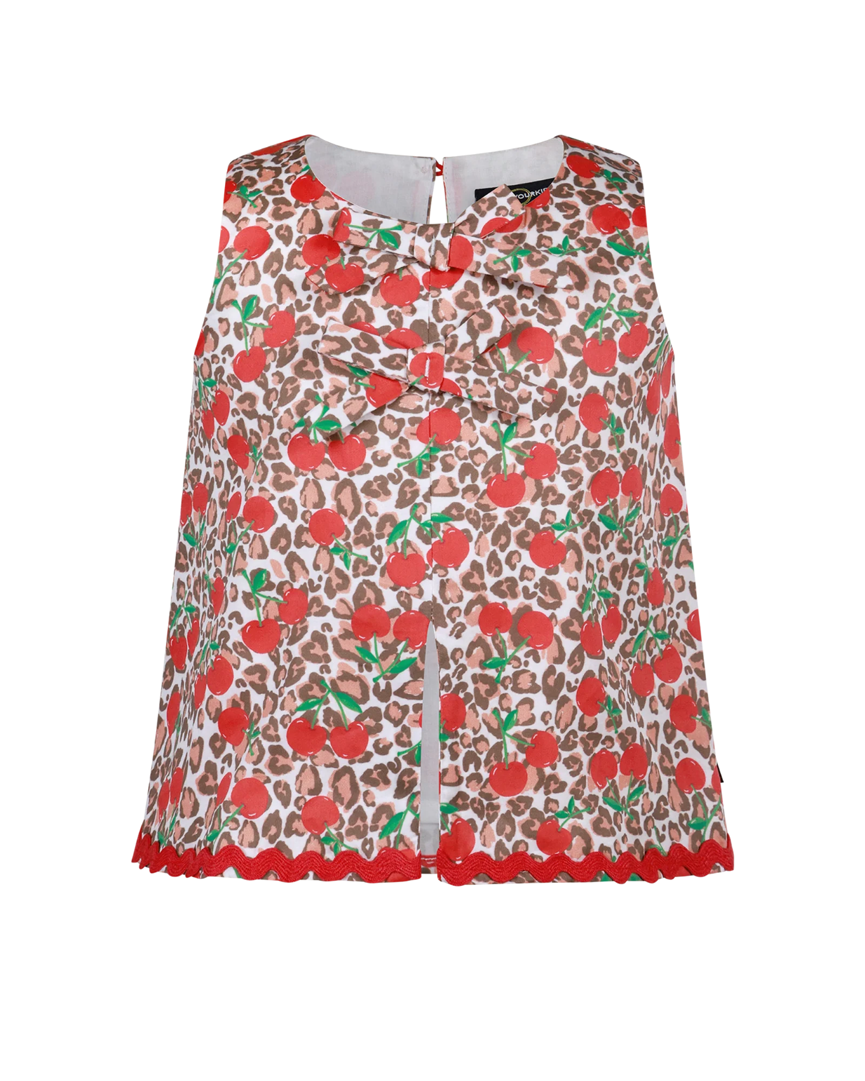 Rock Your Baby Mary Cherry Woven Set in Animal Print