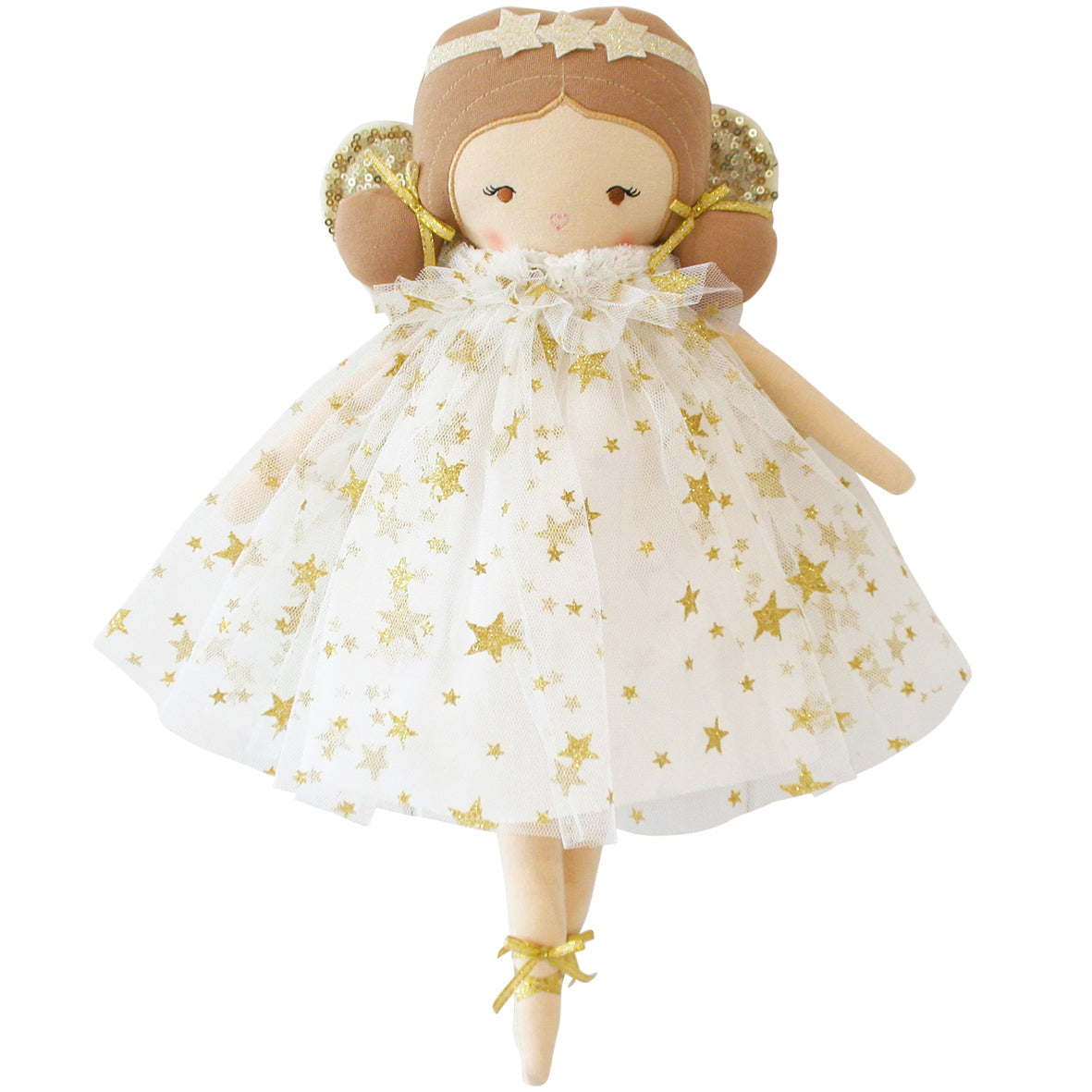 Alimrose Holly Fairy Ivory Gold Doll
