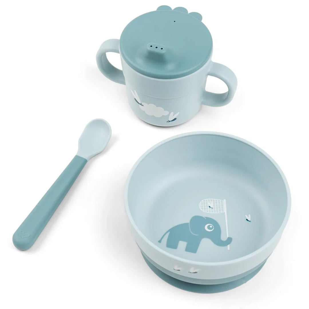 Done By Deer Foodie 1st Meal Set Elphee Blue