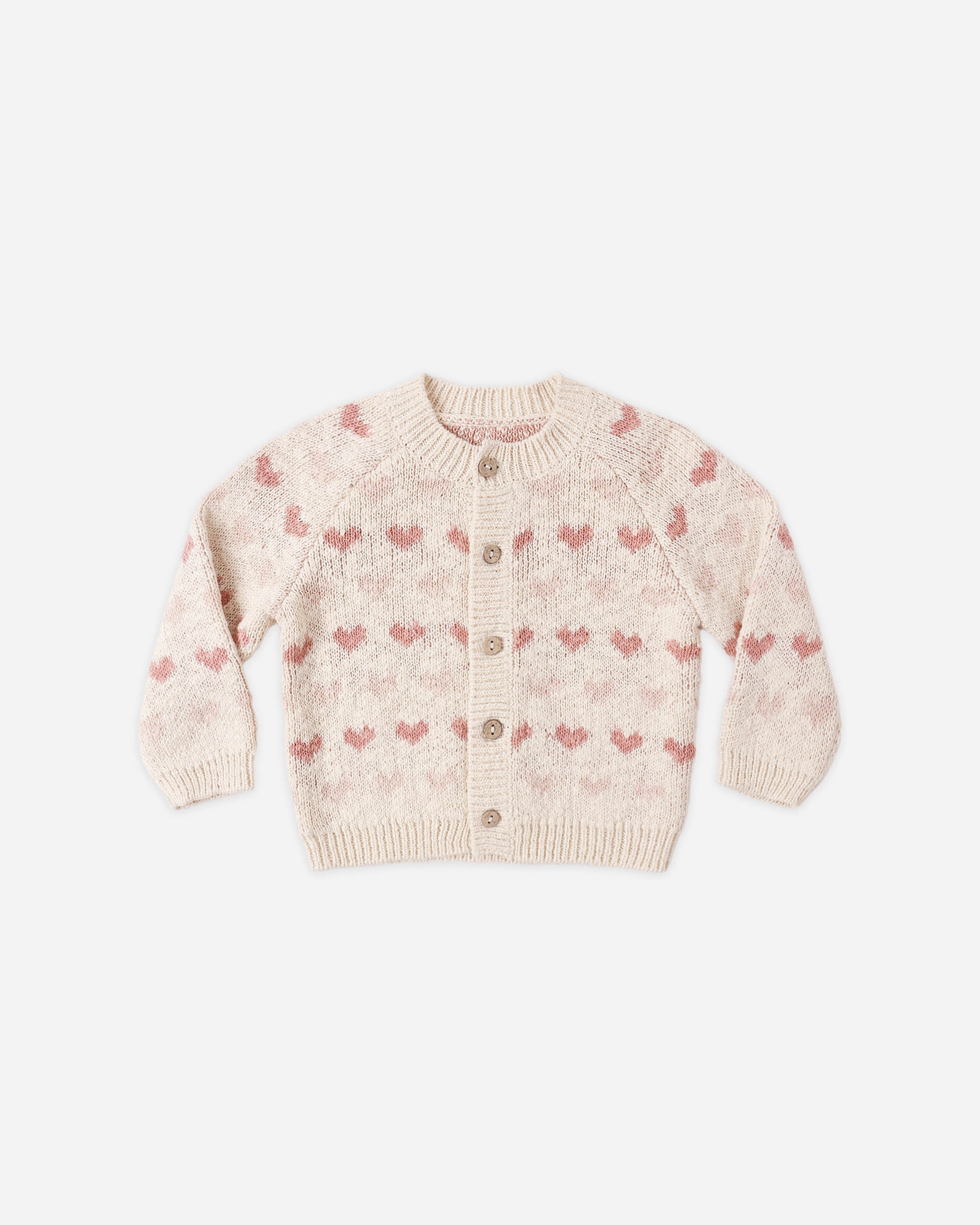 Quincy Mae Knit Cardigan Hearts