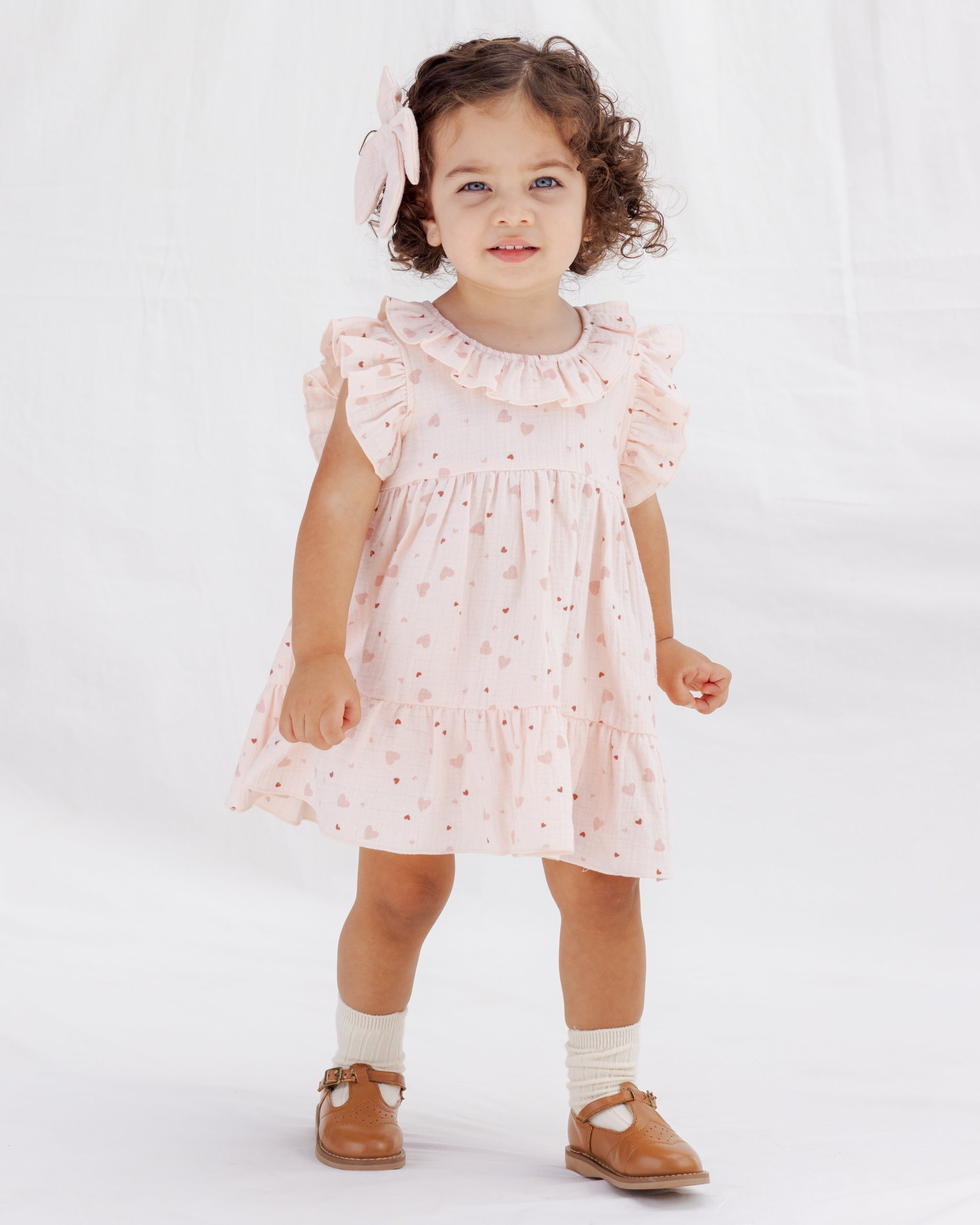 Quincy Mae Charlotte Dress Heart Confetti